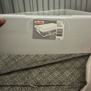 Sterilite Clear Storage Box